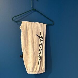 PINK Victoria's Secret Light Gray Sweatpants